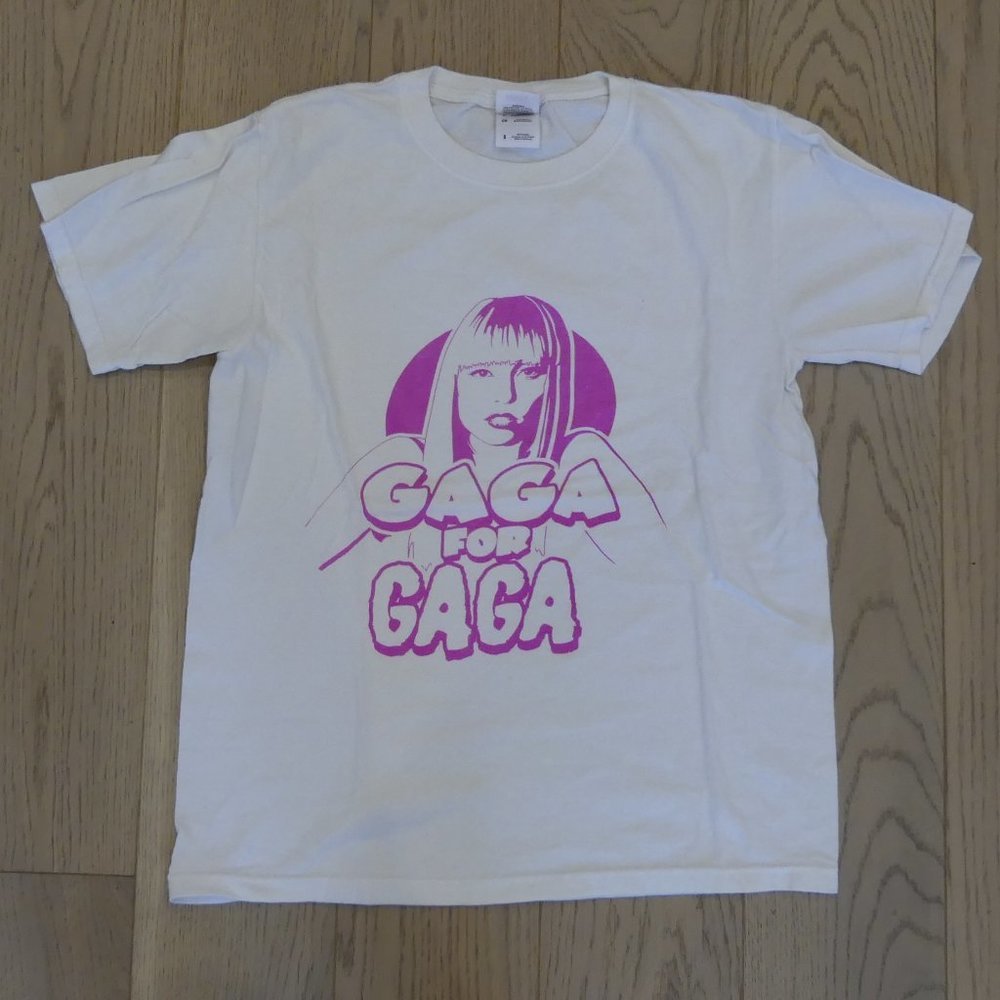 Gaga for Gaga  Lady Gaga White Small T-Shirt